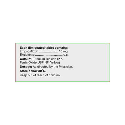 EMPACIP 10 Tablet 10's - Diabetes-Ant