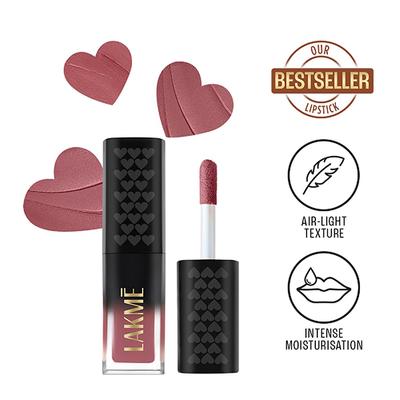 Lakme Xtraordin-airy Lip Mousse Mini - Date Night Pink 1.8 g - Liquid Lipsticks
