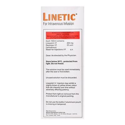 Linetic 600mg Injection 300ml - Bacterial Infections-OAB