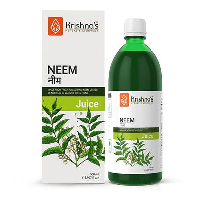 Krishna's Herbal & Ayurveda Neem Juice 500 ml - Ayurvedic Juices