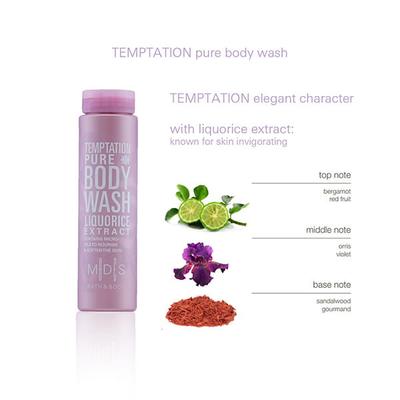 MADES Bath & Body Temptation Pure Body Wash Pale Purple 200 ml - Shower Gels & Body Wash