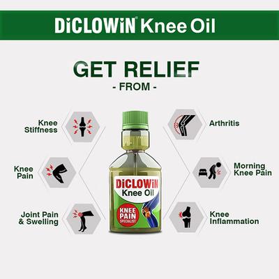 DICLOWIN KNEE Oil 60ml - Pain relief-Nsa