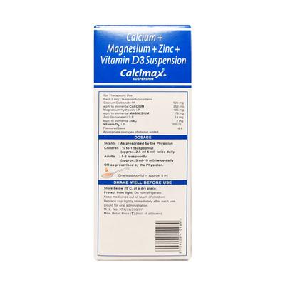 Calcimax + Suspension 200ml - Supplements-Cal