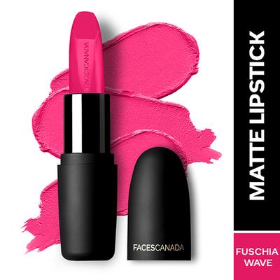 Facescanada Weightless Matte Finish Lipstick Fuschia Wave 02 4.5 gm - Lipsticks