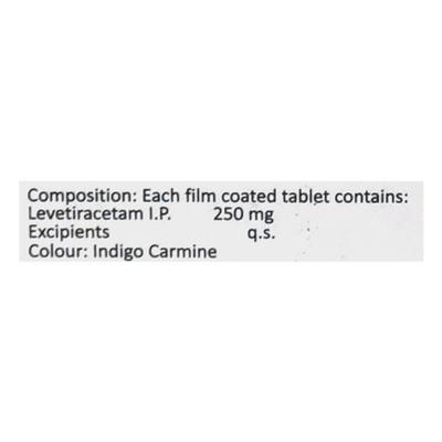 Keppra 250mg Tablet 10'S - Epilepsy/Convulsion-Ant