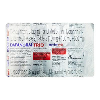 DAPANORM TRIO Tablet 10's - Diabetes-Ant