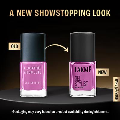 Lakme Absolute Gel Stylist Nail Color 98 Verbena 12 ml - Nail Polish