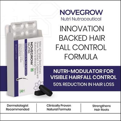 NOVEGROW NUTRI NUTRACEUTICAL Tablet 10's - Hair Loss-Oda