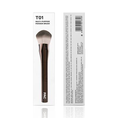 PAC T01 Multi-Purpose Powder Brush Densely Packed Synthetic Bristles Ideal for Blush & Contour 1s - Face Brush