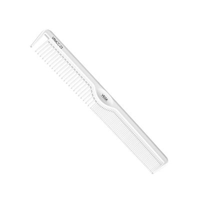 Vega Professional Dressing Comb (Carbon Anti-Static White Line Hair Comb) (VPMCC-23) 1's - Hair Combs