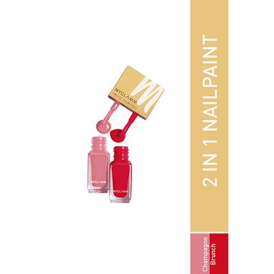 MyGlamm 2IN1 Nail Paint-Champagne Brunch 1 gm - Nail Polish