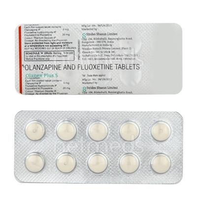 Olanex Plus 5mg Tablet 10'S - Depression-Ant