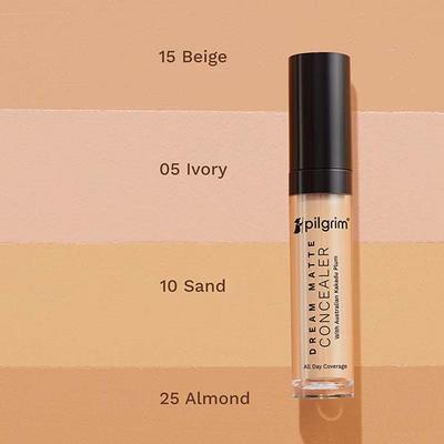 Pilgrim Full Coverage Concealer Crease Resistance & Lightweight with Matte Finish Beige-15 7.3 ml - Concealer