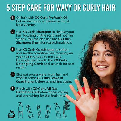 Xo Curls Hydrating Conditioner With Argan Oil And Aloe Vera For Easy Detangling And Soft Hair 250 ml - Conditioners