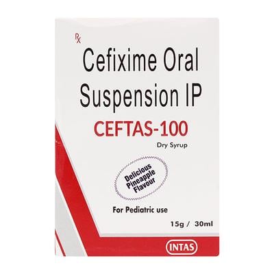 CEFTAS 100 Dry Syrup 30ml - Bacterial Infections-Cep