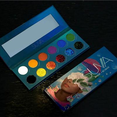 SUVA Beauty Pressed Pigment Palette - Magic + Ecstasy 12 gm - Face Palettes