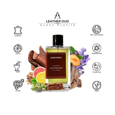 Albatross Perfume Leather Oud 100 ml - Men Perfumes (Edt/Edp)