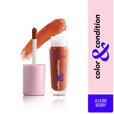 Blue Heaven Color & Condition Tinted Conditioning Lip Oil, Jujube Berry 4.2 ml - Liquid Lipsticks