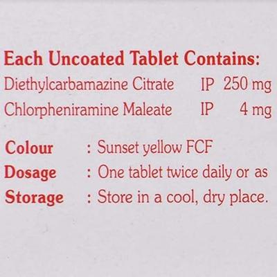 Eofil Forte Tablet 10'S - Parasitic Worms-Ant