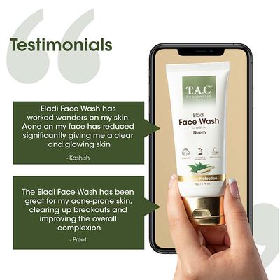 Tac - The Ayurveda Co Eladi Facewash with Neem 50 ml - Face Wash & Cleansers