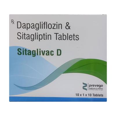SITAGLIVAC D 50/10 Tablet 10's - Diabetes-Ant