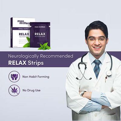 Man Matters Relax Melatonin Strips For Deep, Improved & Quality Sleep (Pack of 30) 1's - Multi-Vitamins