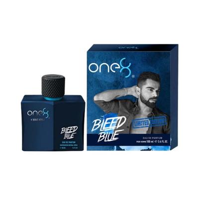 One8 By Virat Kohli Bleed Blue Eau De Parfum 100 ml - Men Perfumes (Edt/Edp)