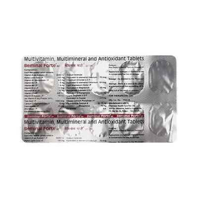 BEMINAL FORTE RF Tablet 10's - Supplements-Vam