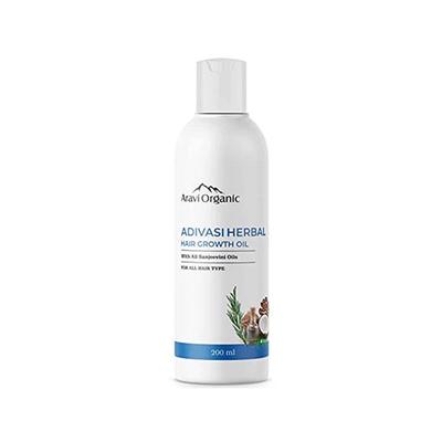 Aravi Organic Adivasi Herbal Hair Growth Carrier Hair Oil 200 ml - Hair Oils