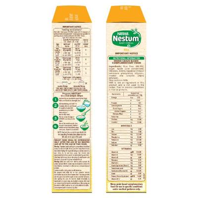 Nestle Nestum Stage 1 (6-24 Months) Powder 300 gm - Rice (Refill Pack) - Baby And Infant Supplements