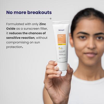 Reequil Sheer Zinc Tinted Mineral Sunscreen Spf 50 Pa+++ 50 gm - Face Sunscreen