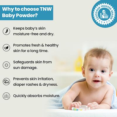 TNW - The Natural Wash Baby Powder 100 gm - Baby Powder