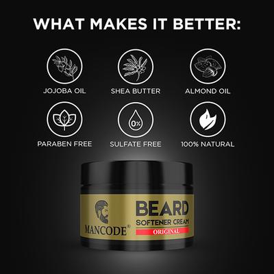 MANCODE Beard Softening Cream- Original 50 gm - Beard Cream