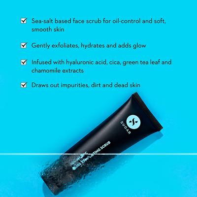 SUGAR Cosmetics Aquaholic Pore Exfoliating Scrub 50 ml - Scrubs & Exfoliants