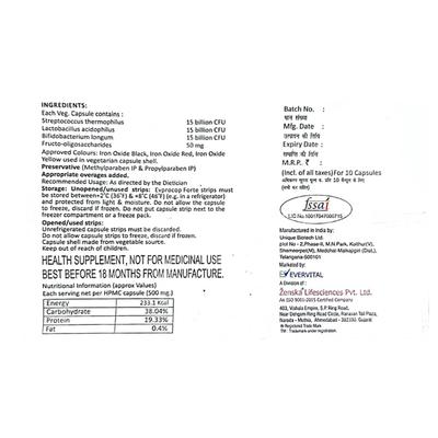 EVPROCOP FORTE Capsule 10's - Diarrhoea-Ant