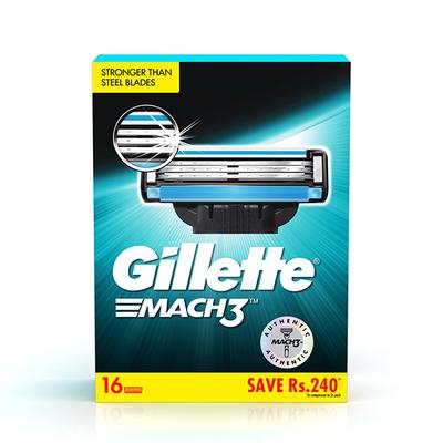 Gillette Mach3 Fresh Clean Shaving Cartridges 16's - Razors & Cartridges