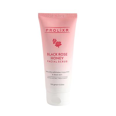 Prolixr Facial Scrub - Black Rose Honey 100 gm - Scrubs & Exfoliants