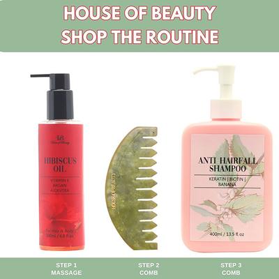 House of Beauty Hibiscus Oil For Hairfall, Soft Skin, Aids Psoriasis For Body & Hair 200ml - Hair Oils