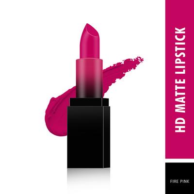 Swiss Beauty HD Matte Lipstick - (Fire Pink) 3.5 gm - Lipsticks