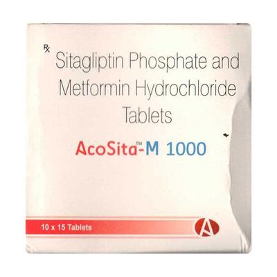 ACOSITA M 1000 Tablet 15's - Diabetes-Ant