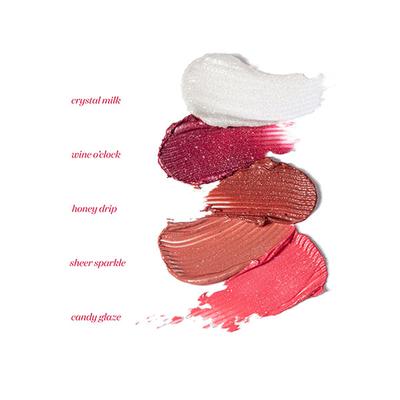 Gush Beauty Glaze Lip Oil Gloss High Shine and Hydrating Clear Gloss - Crystal Milk 2.8 ml - Lip Glosses