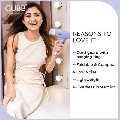 GUBB Hair Dryer & Hair Straightener Combo for Frizz Free & Lustrous Hair - Purple 1's - Multi-Stylers