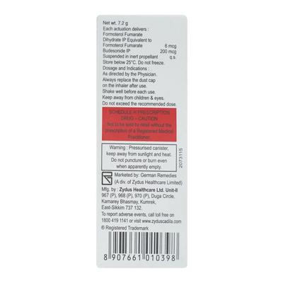 Formonide 200 Inhaler 120Md - Asthma/COPD-Ast