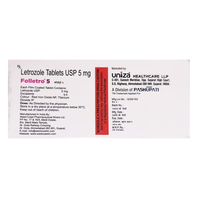 FOLLETRO 5 Tablet 5's - Cancer Oncology-Hor