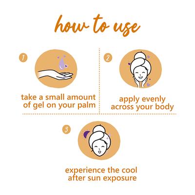 Plum Chamomile & White Tea After-Sun Recovery Gel 175 ml - Body Sunscreen