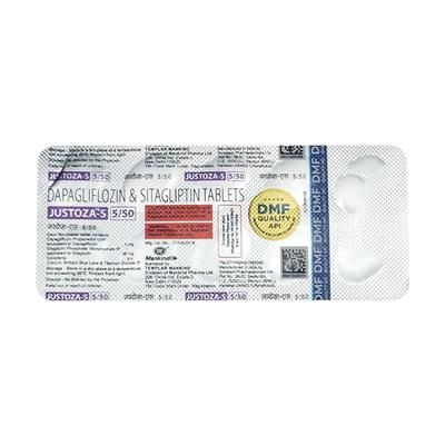 JUSTOZA S 5/50 Tablet 10's - Diabetes-Ant