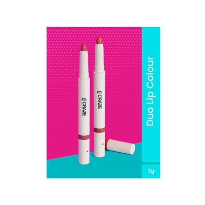 Swiss Beauty Craze Duo Lip Colour Party Ready 2 gm - Lipsticks