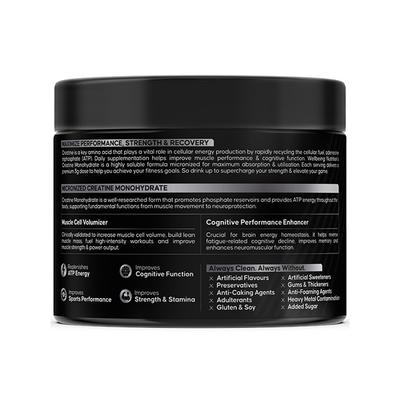 Wellbeing Nutrition 100% Pure Micronised Creatine Powder Monohydrate - Unflavoured, 30 Servings 100 gm - Nutritional Supplements