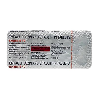 EMPHA S 10 Tablet 10's - Diabetes-Ant