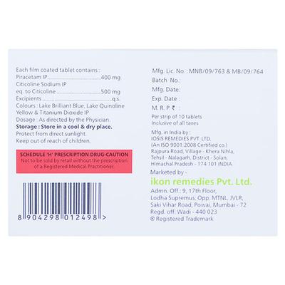 ENCETAM CT Tablet 10's - Nootropics And Neurotrophics